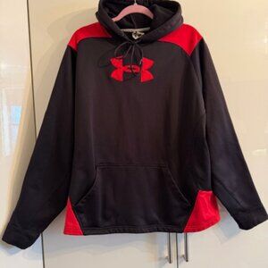 Under Armour Hoodies, Men, Size XL, Navy blue and Red